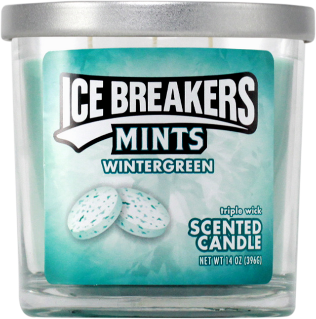 Icebreakers Mint Wintergreen Candles – 14oz - 4ct