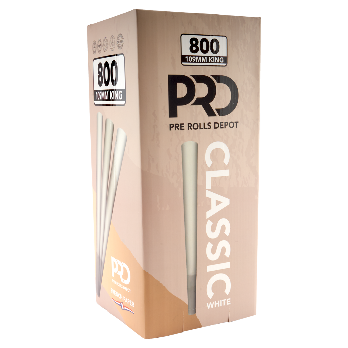 Pre Rolls Depot Paper Cones - King Size - 800pc