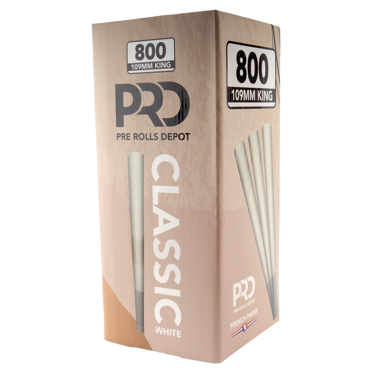 Pre Rolls Depot Paper Cones - King Size - 800pc