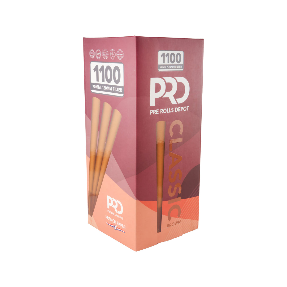 Pre Rolls Depot Paper Cones - 70mm - 1100pc