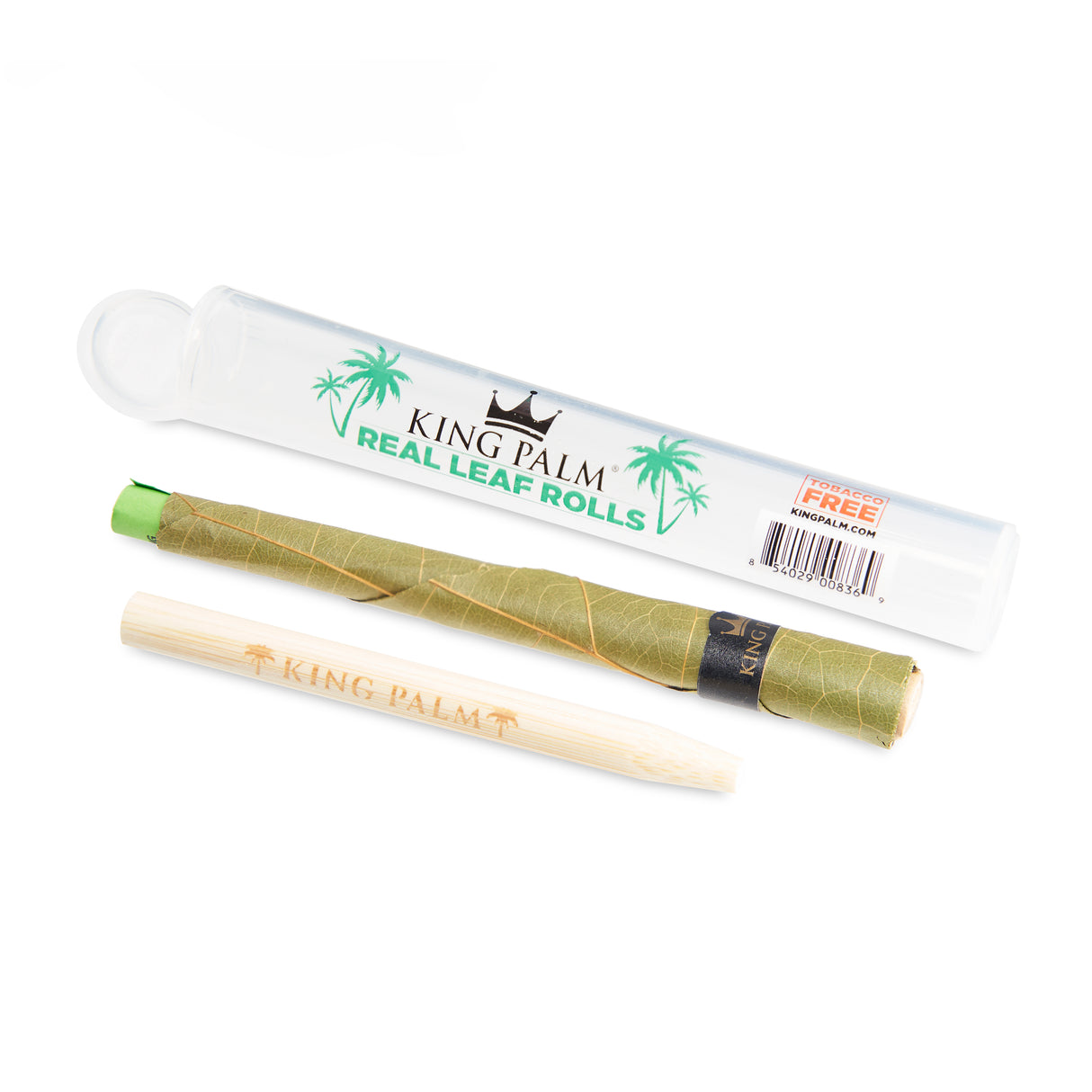 King Palm Single Leaf Tubes 50ct Dispenser – Slim Size