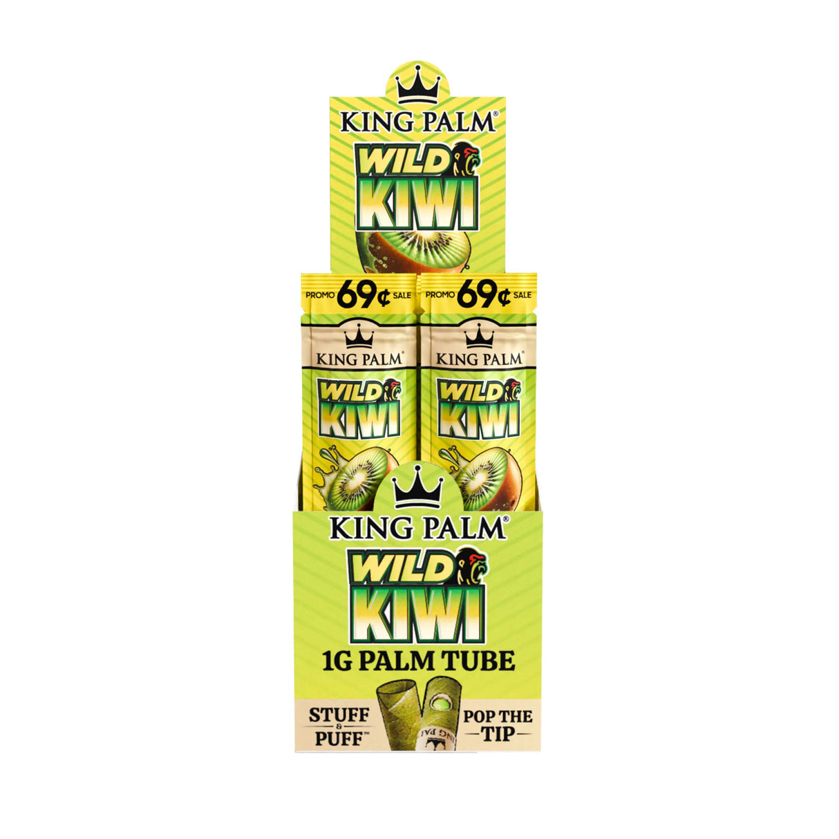 King Palm Flavored Mini 1pk Leaf Tubes – Pre-Priced $0.69 - 30ct