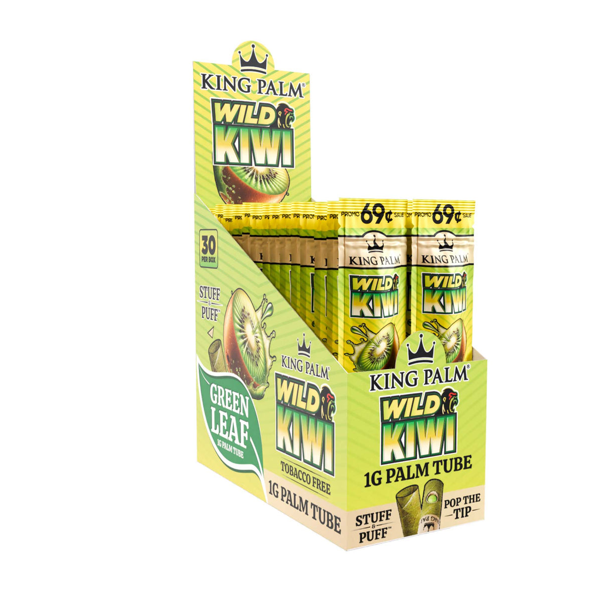 King Palm Flavored Mini 1pk Leaf Tubes – Pre-Priced $0.69 - 30ct