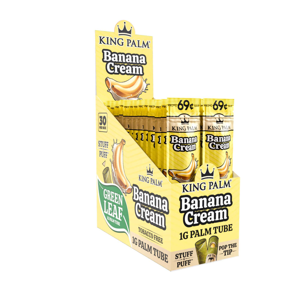 King Palm Flavored Mini 1pk Leaf Tubes – Pre-Priced $0.69 - 30ct