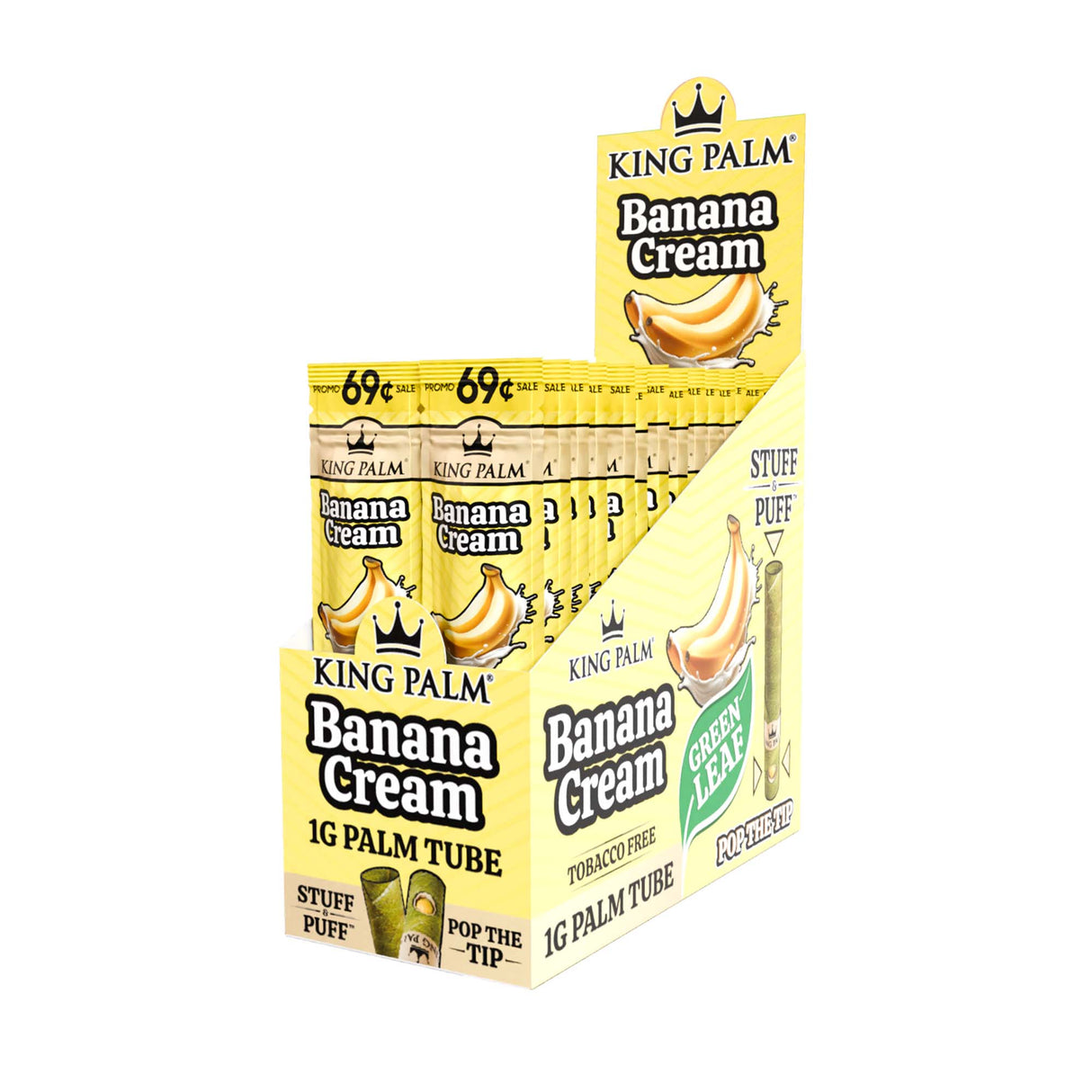 King Palm Flavored Mini 1pk Leaf Tubes – Pre-Priced $0.69 - 30ct