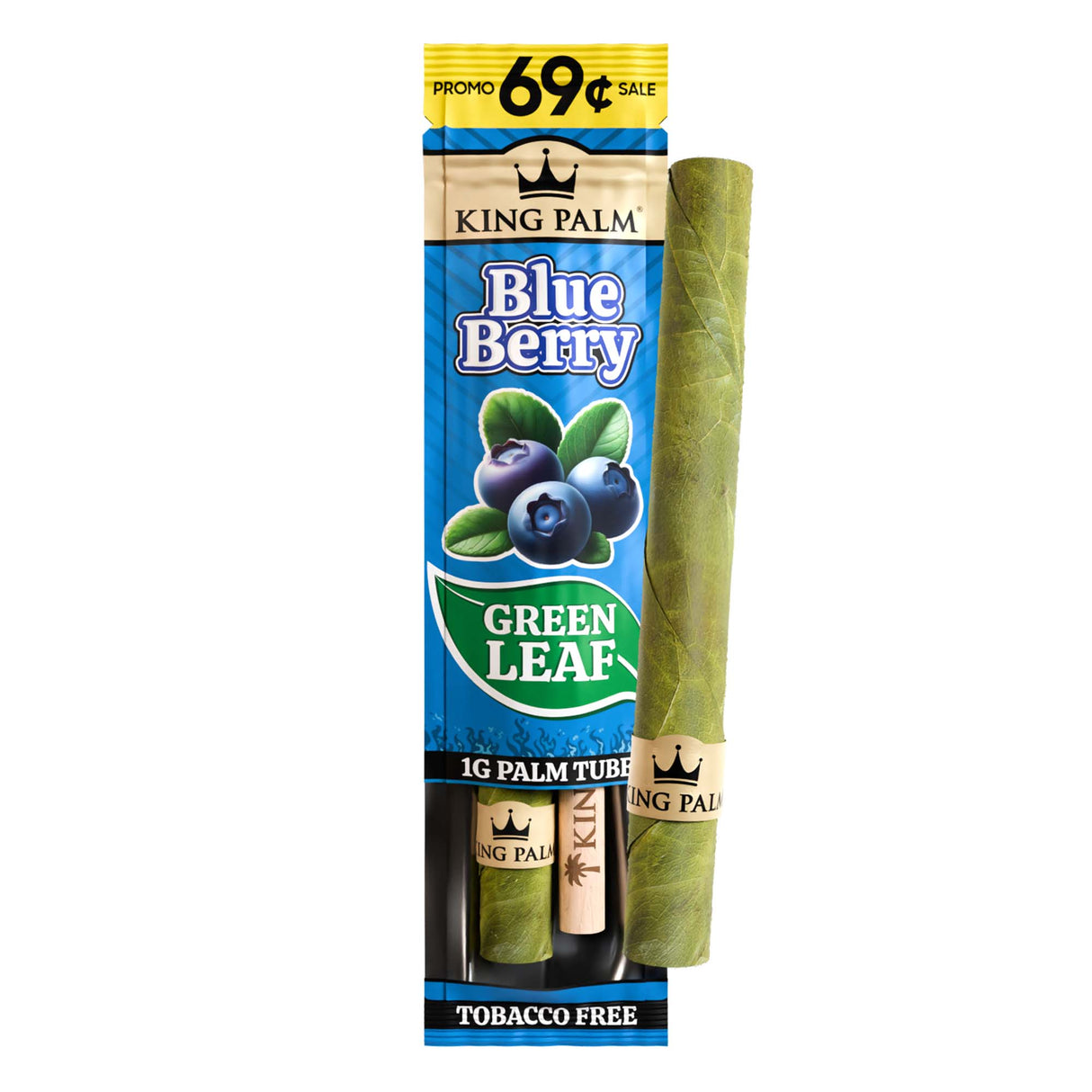 King Palm Flavored Mini 1pk Leaf Tubes – Pre-Priced $0.69 - 30ct