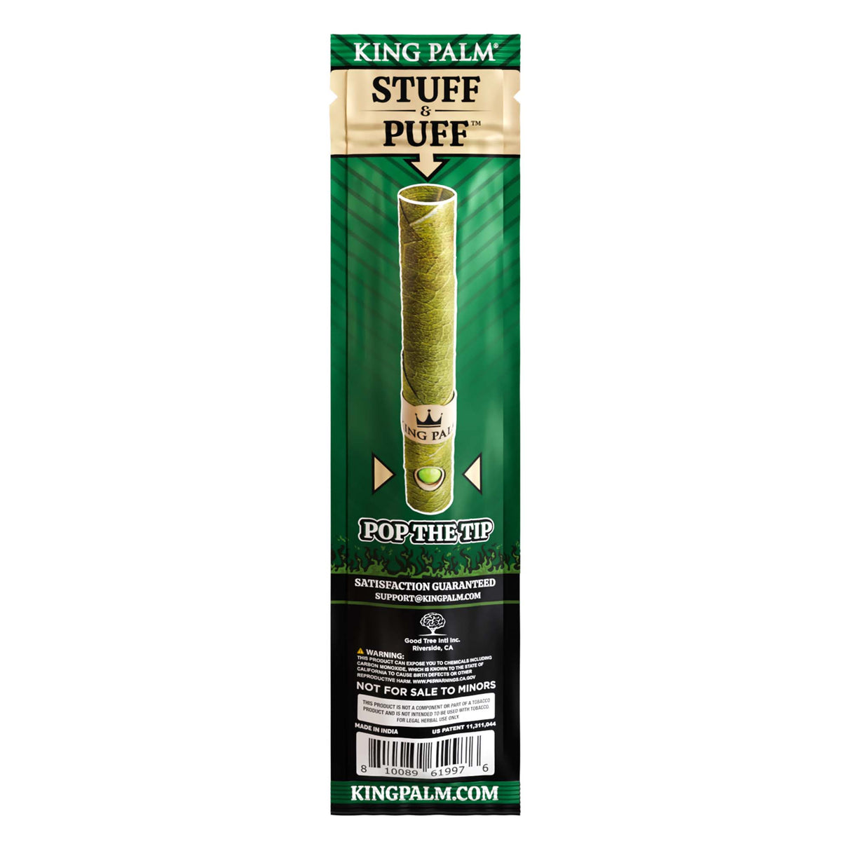 King Palm Flavored Mini 1pk Leaf Tubes – Pre-Priced $0.69 - 30ct