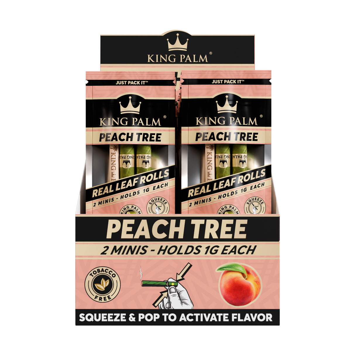 King Palm Mini Flavored 2pk Leaf Tubes - 20ct
