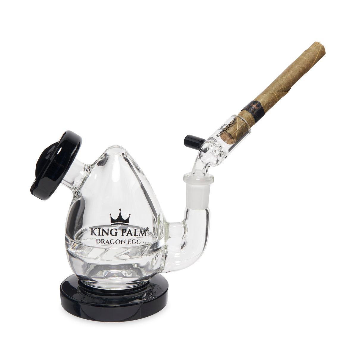 King Palm Dragon Egg Glass Blunt Bubbler Display – 6ct