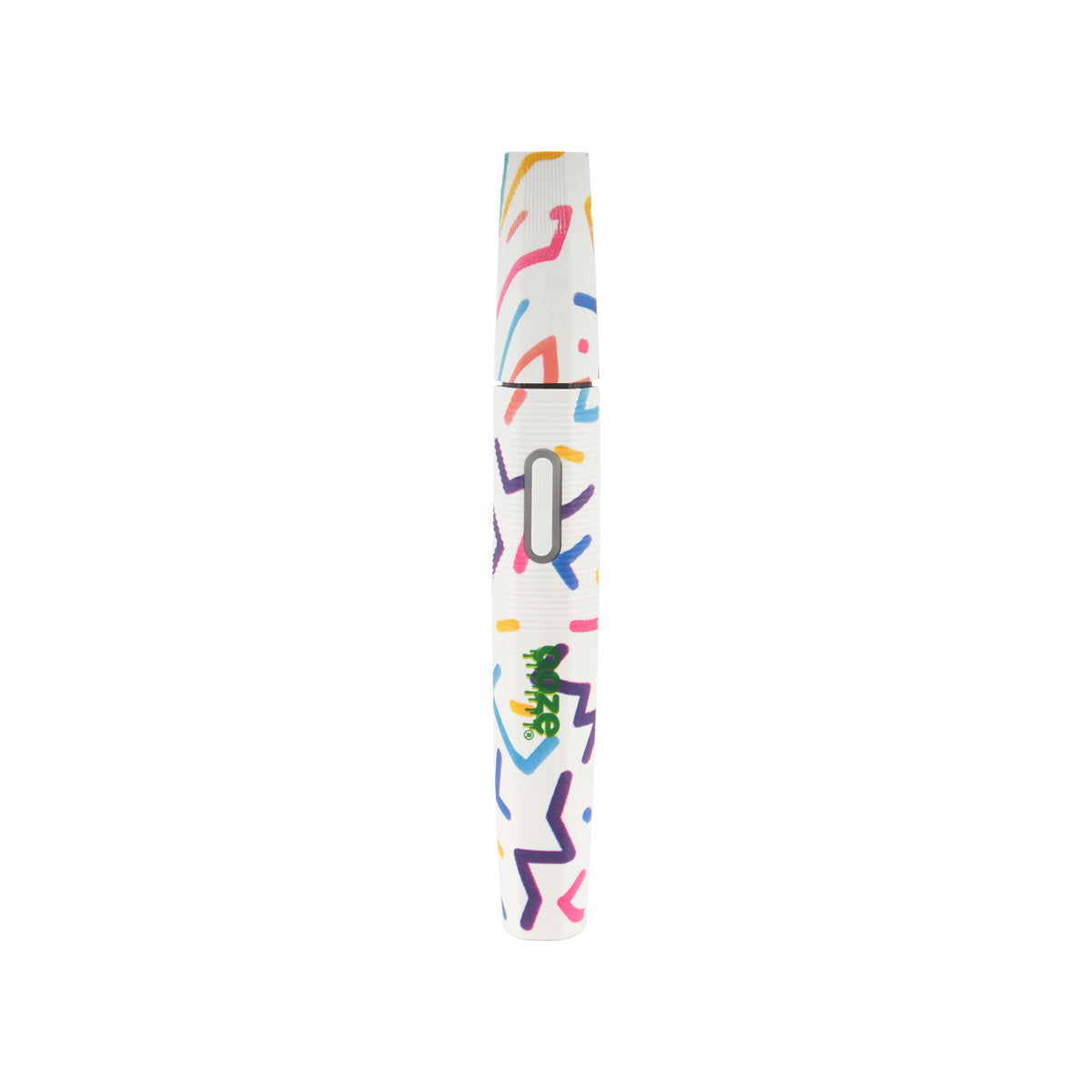 A Celebration Ooze Hot Spoon is upright with the travel cap on, against a white background