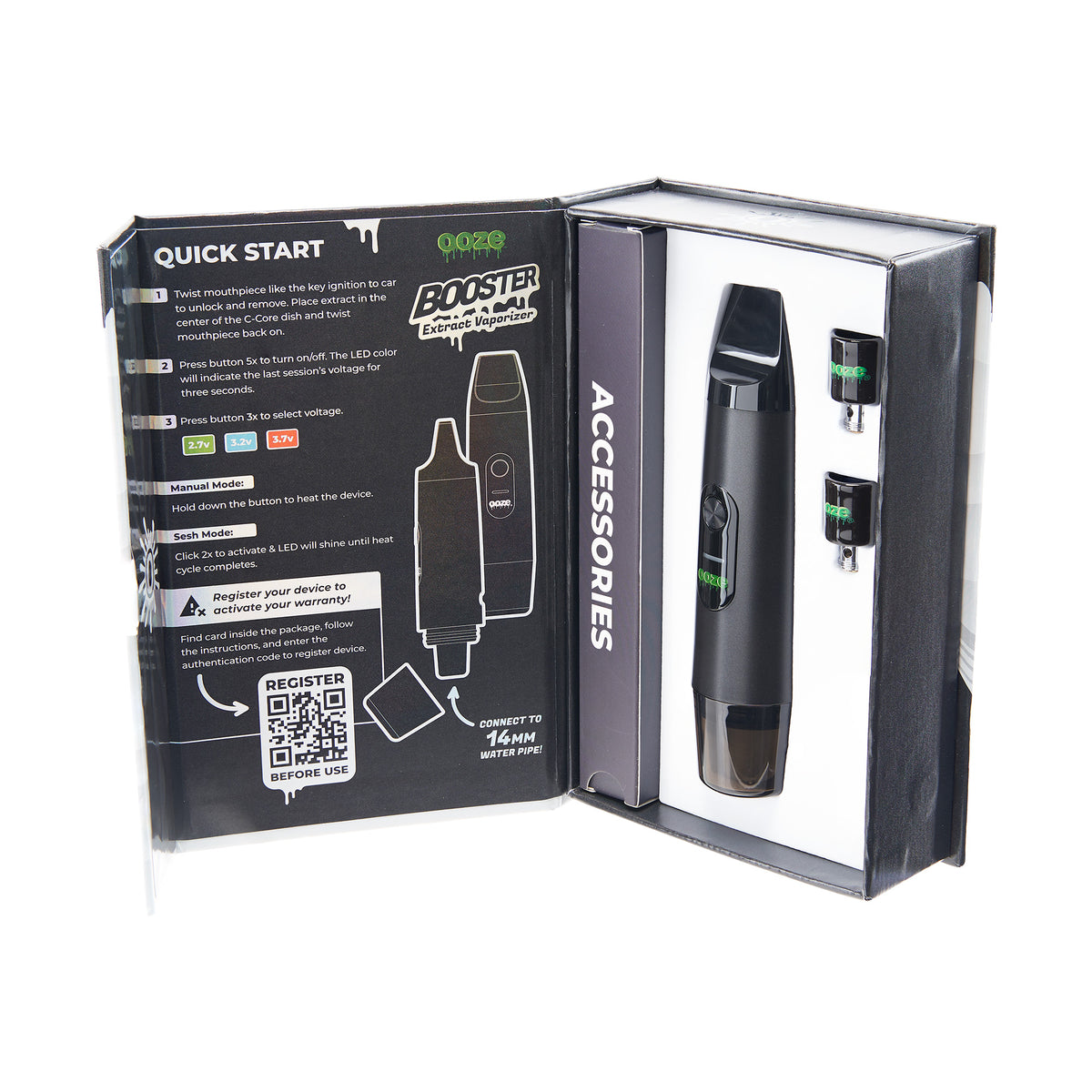 Ooze Booster Extract Vaporizer – C-Core 1100 mAh