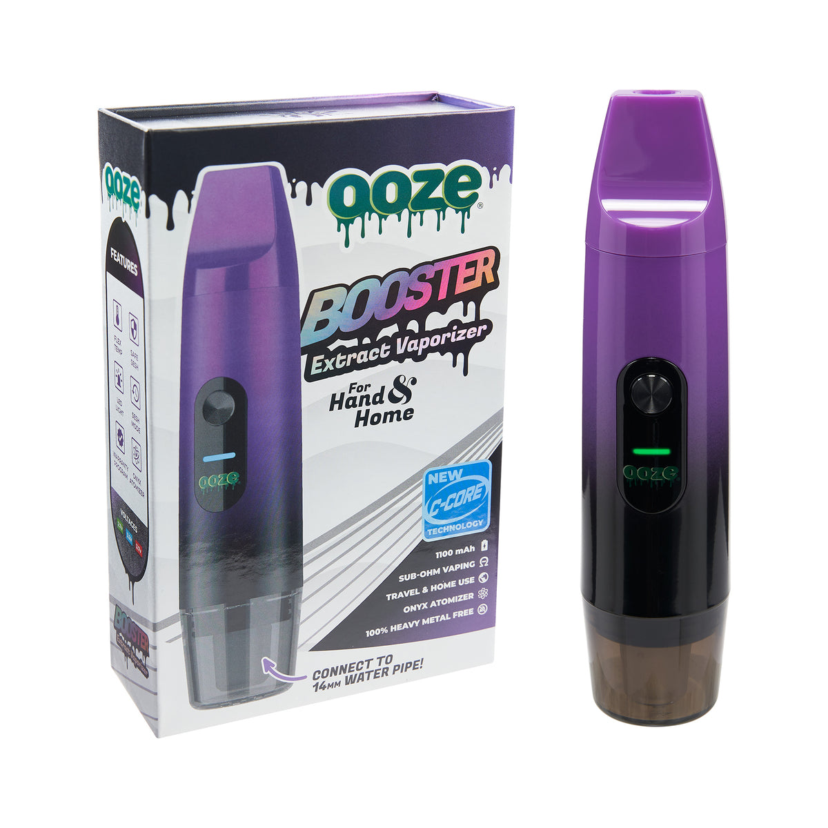 Ooze Booster Extract Vaporizer – C-Core 1100 mAh