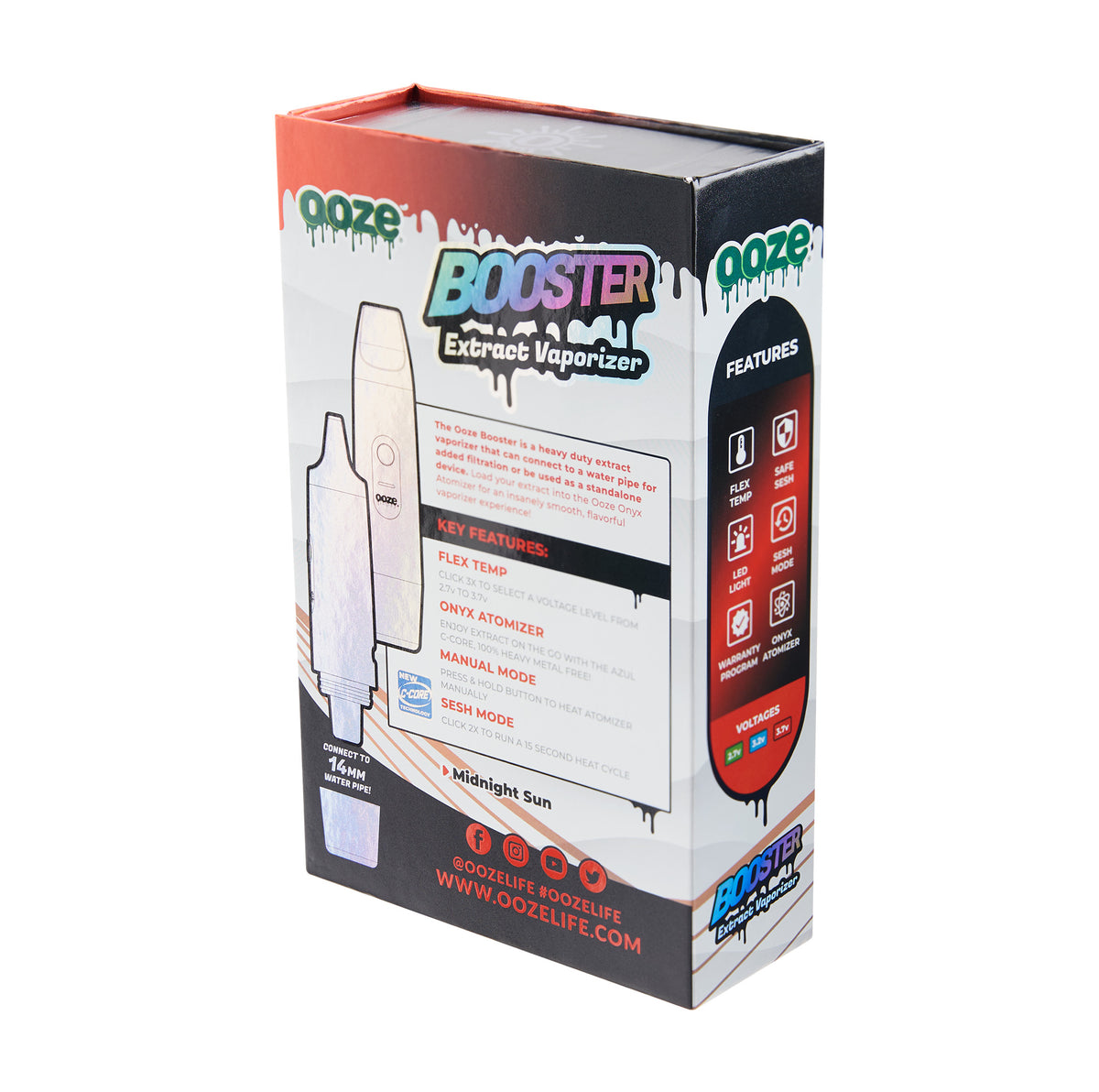Ooze Booster Extract Vaporizer – C-Core 1100 mAh