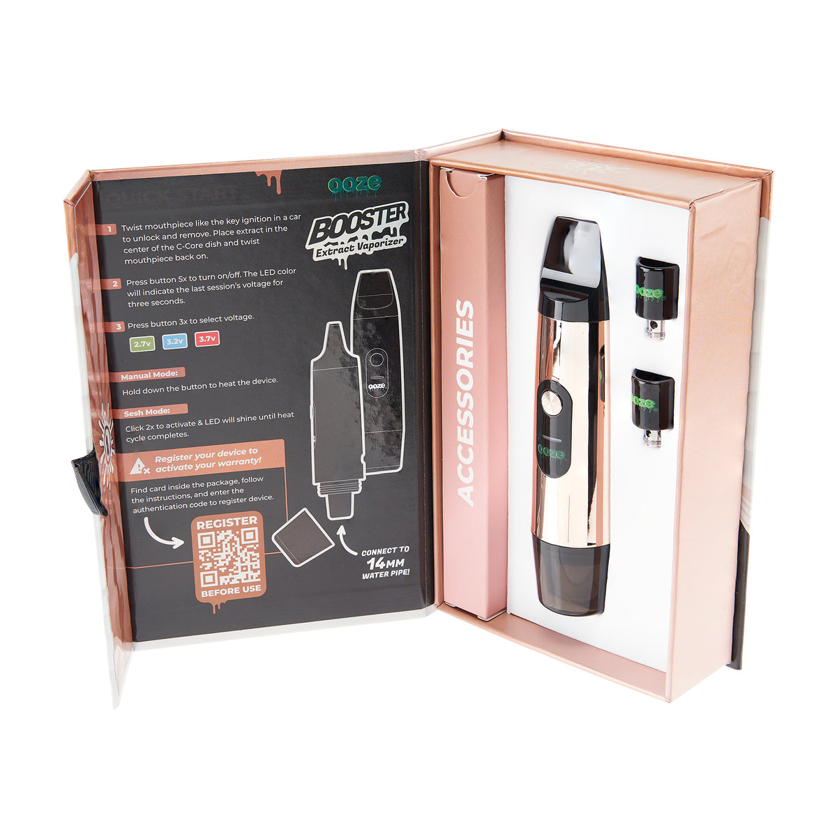 Ooze Booster Extract Vaporizer – C-Core 1100 mAh