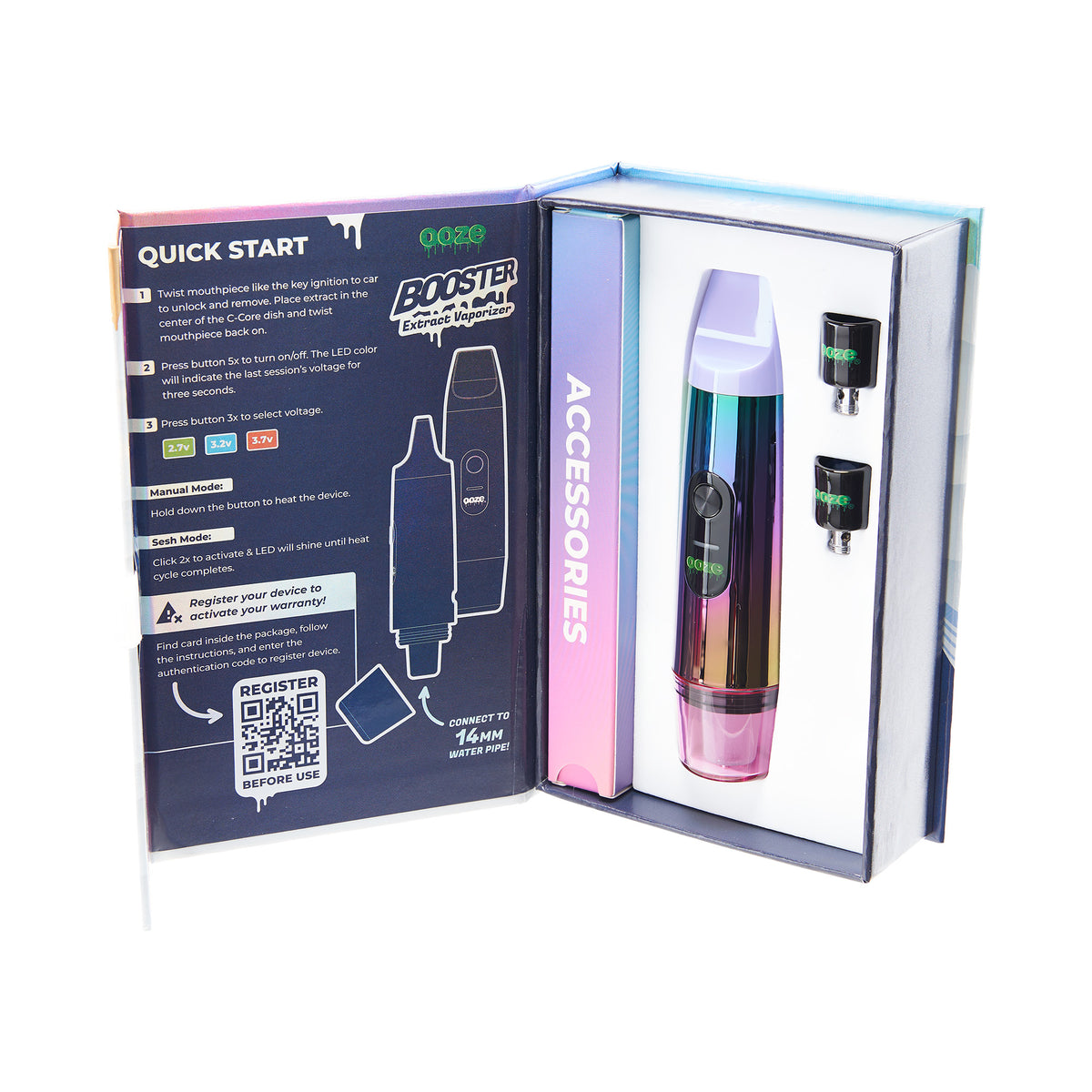 Ooze Booster Extract Vaporizer – C-Core 1100 mAh