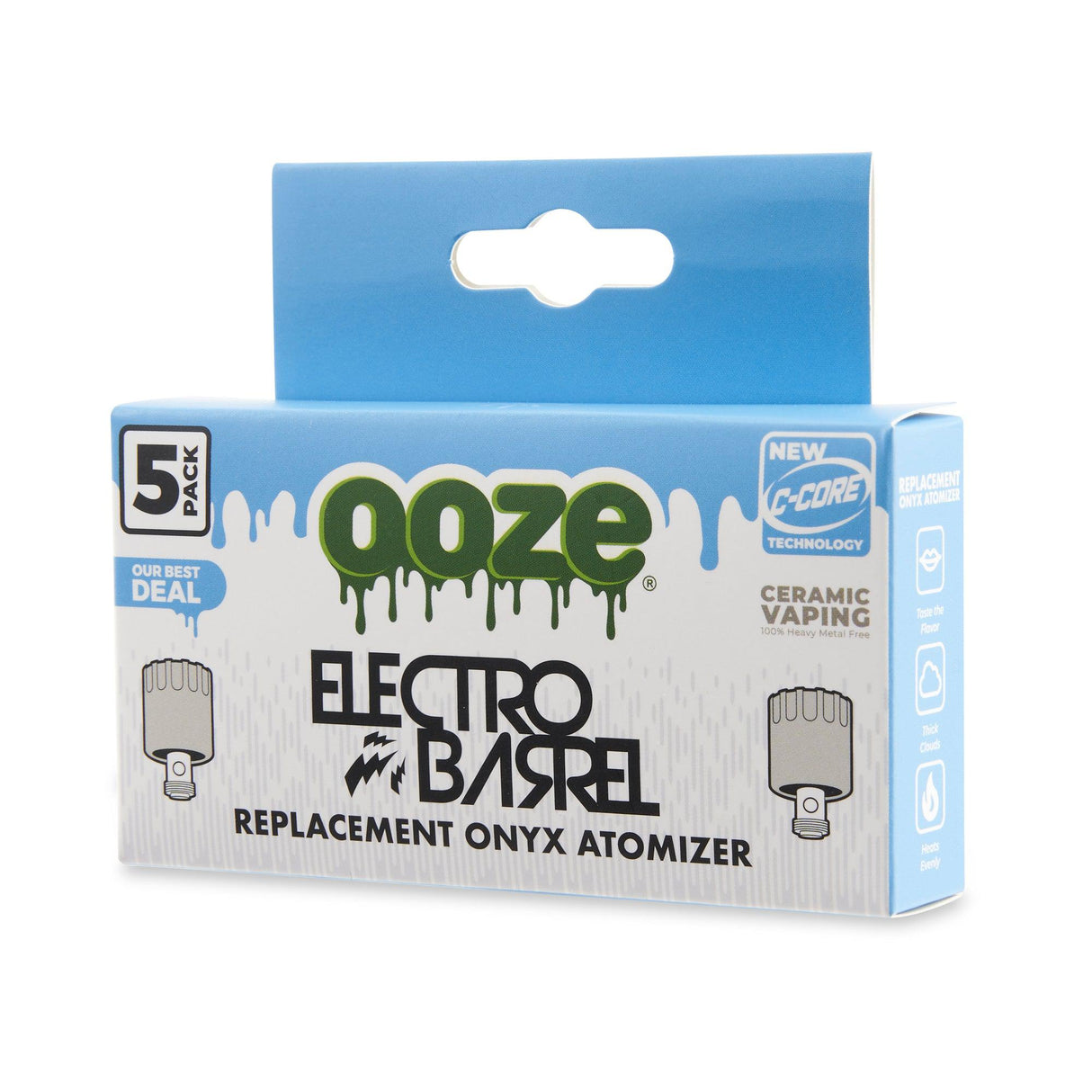 Ooze Electro Barrel Onyx Atomizer Replacement 5-Pack