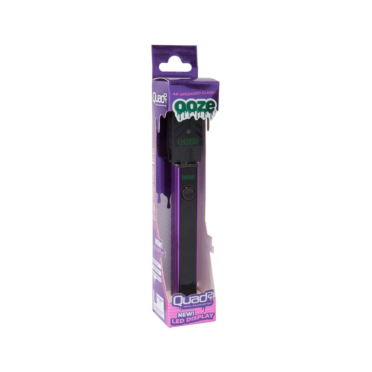 Ooze Quad 2 – 500 mAh Square 510 Vape Battery