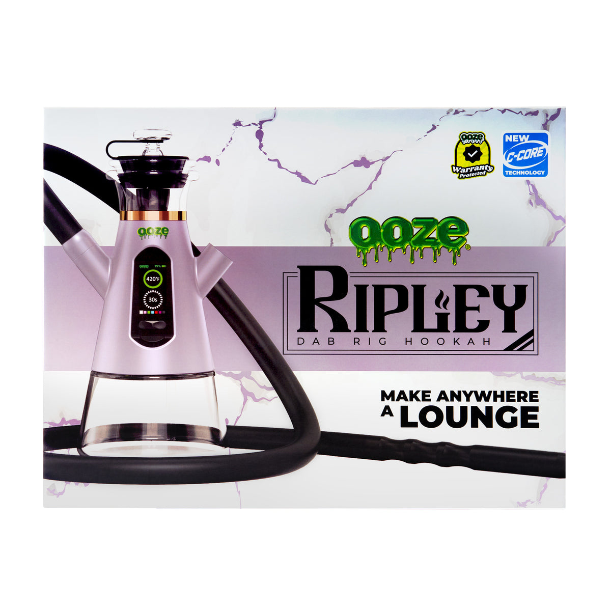 Ooze Ripley Dab Rig Hookah – 2400 mAh C-Core