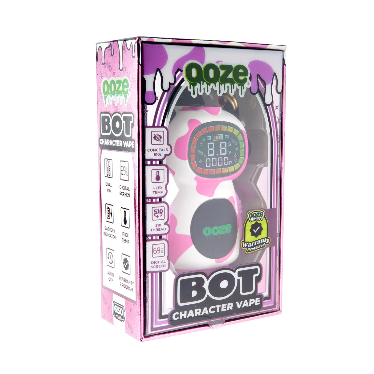 Ooze Bot – 650 mAh Character Vape Battery
