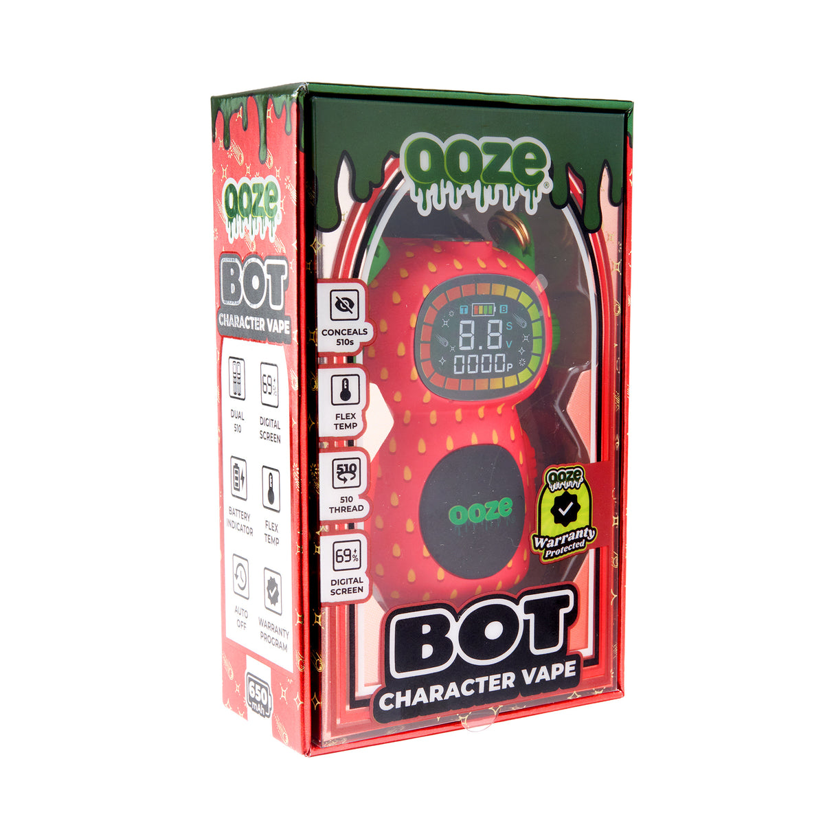 Ooze Bot – 650 mAh Character Vape Battery