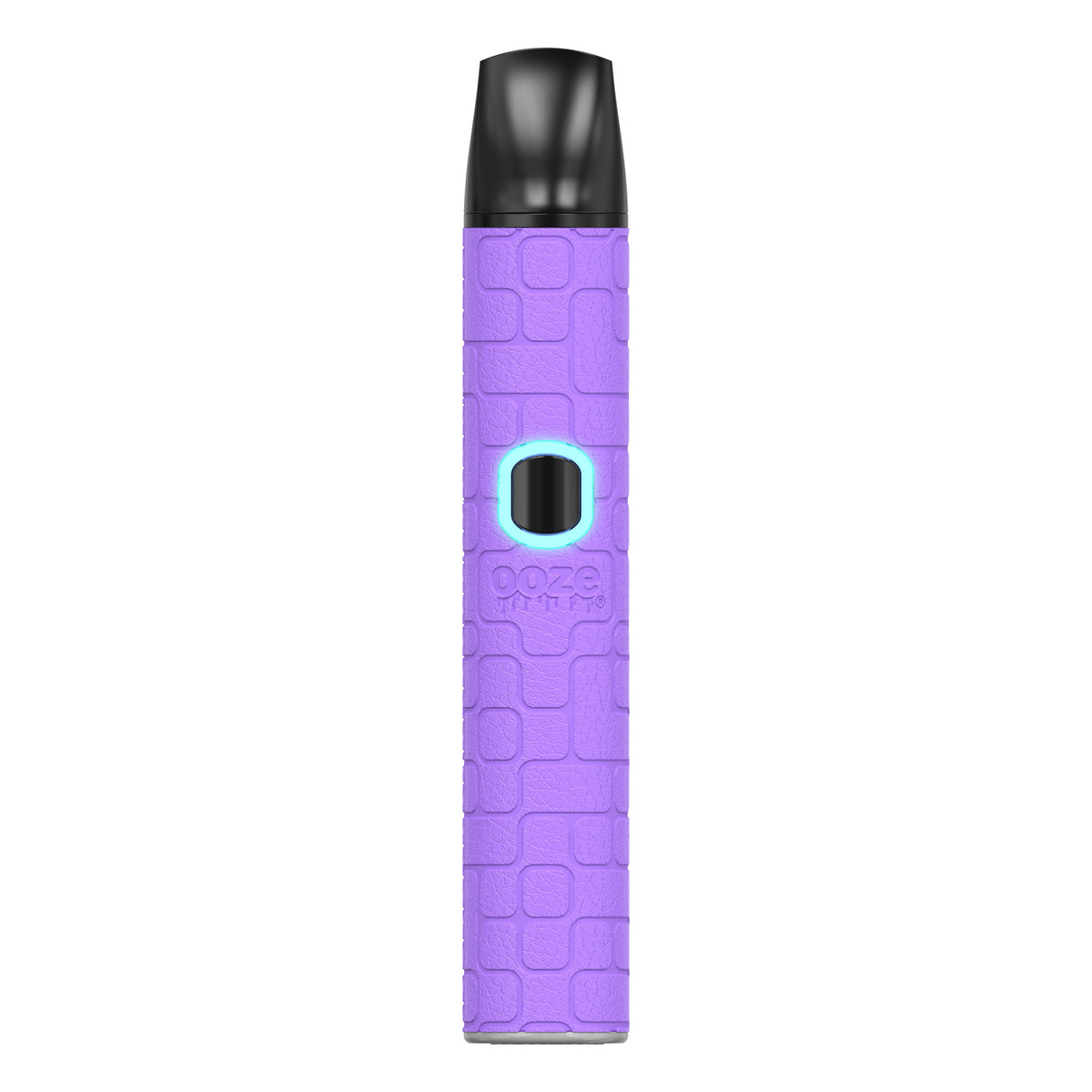 Purple Ooze Pinch dry herb vape turned on