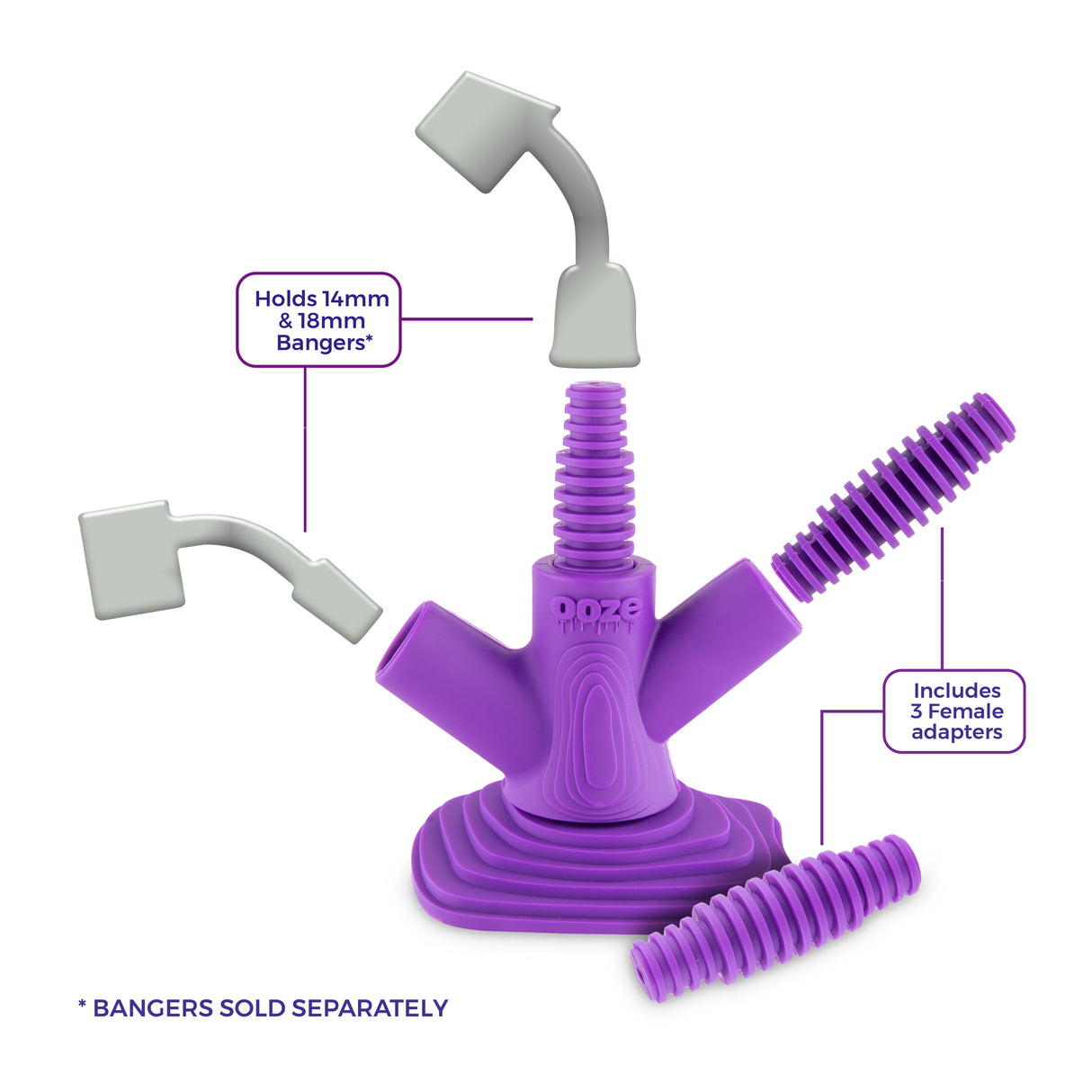 Ooze Banger Hanger Silicone Banger Stand