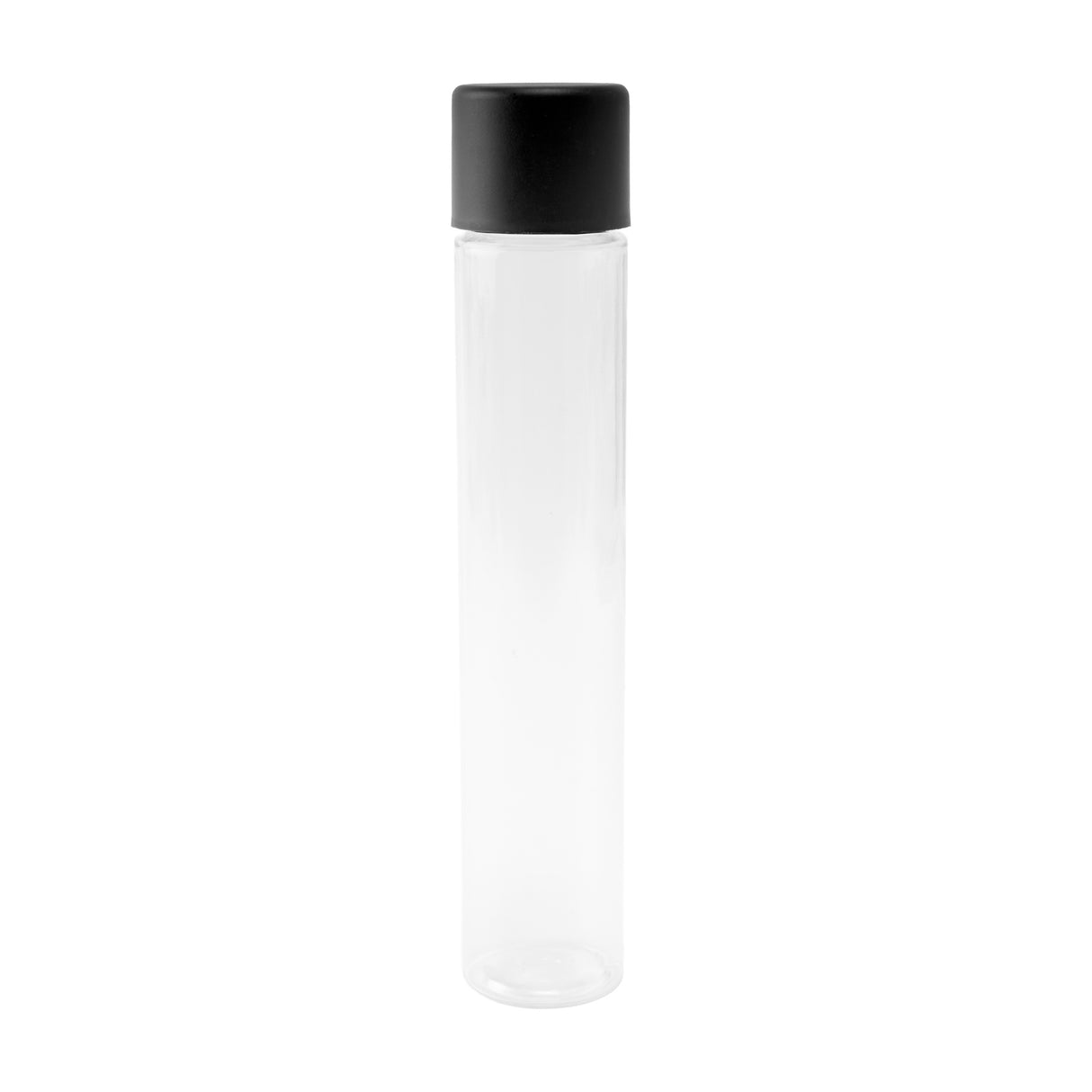 Loud Lock clear 90mm/22mm PET tube with child resistant matte black cap
