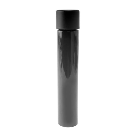 Loud Lock glossy black 90mm/22mm PET tube with matte black child resistant cap
