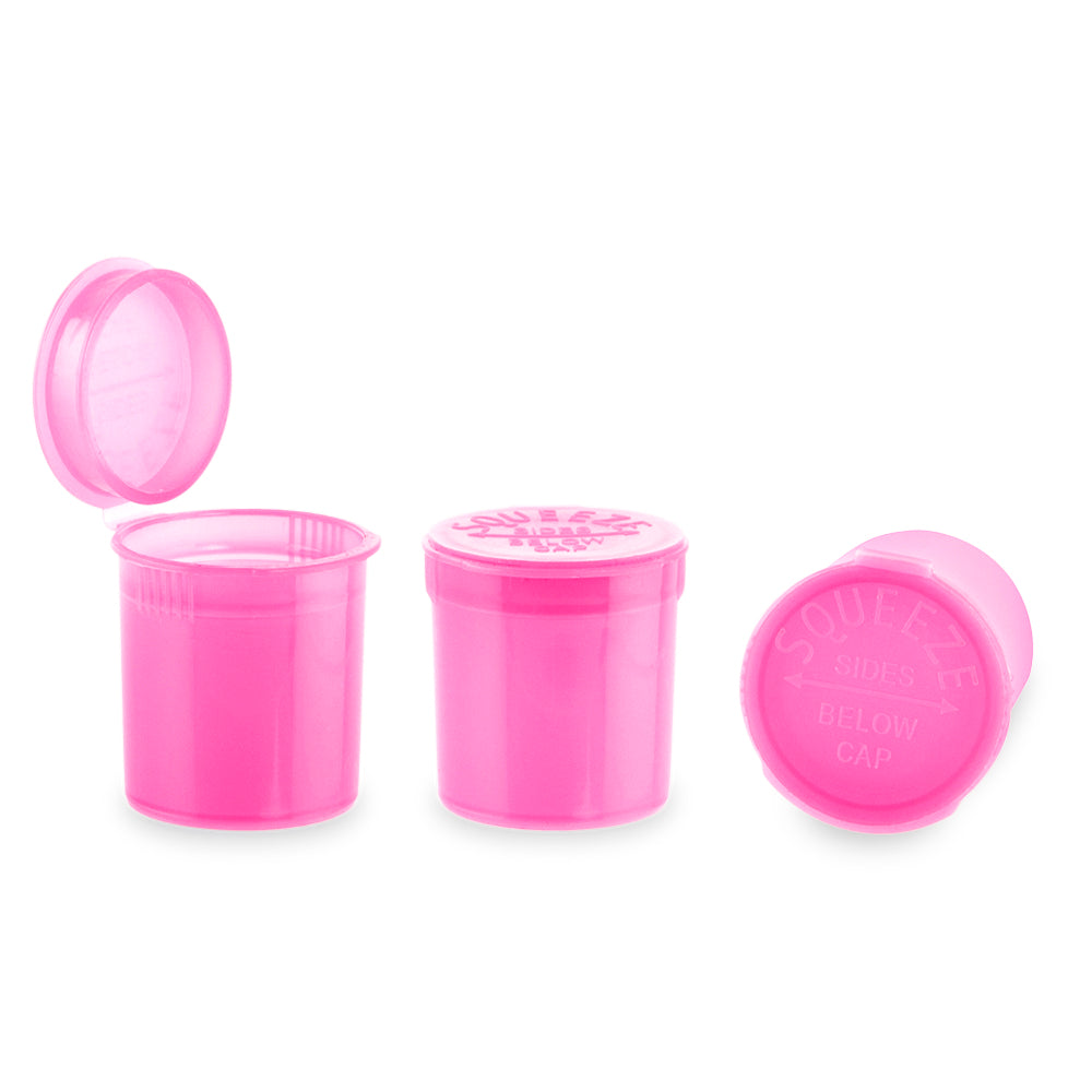 Loud Lock Plastic Pop Top - 6 Dram - 600pc - Child Resistant