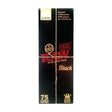 Raw Black King Size Backrolled Cones - 75ct