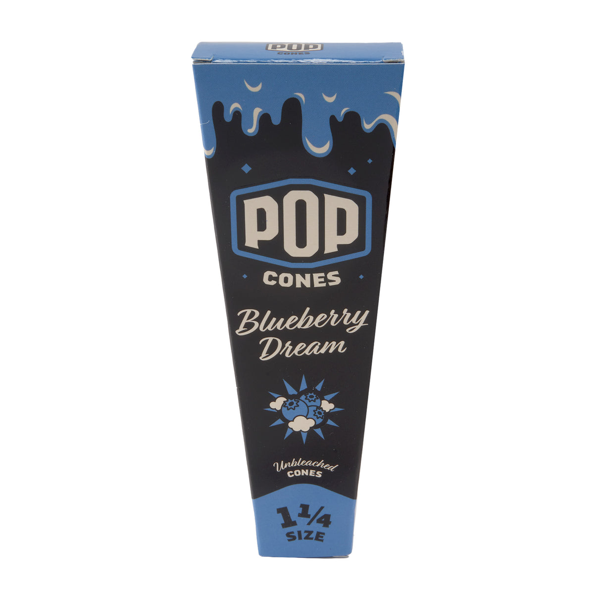 Pop Cones 1 ¼ Size Unbleached 6pk Cones – 24ct Display