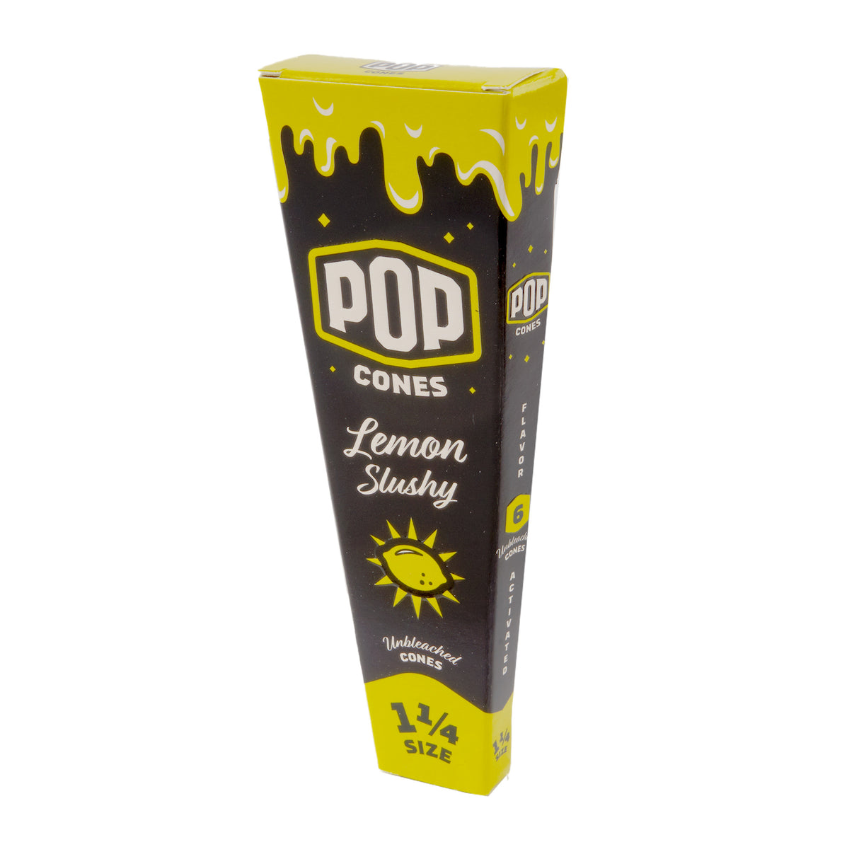 Pop Cones 1 ¼ Size Unbleached 6pk Cones – 24ct Display