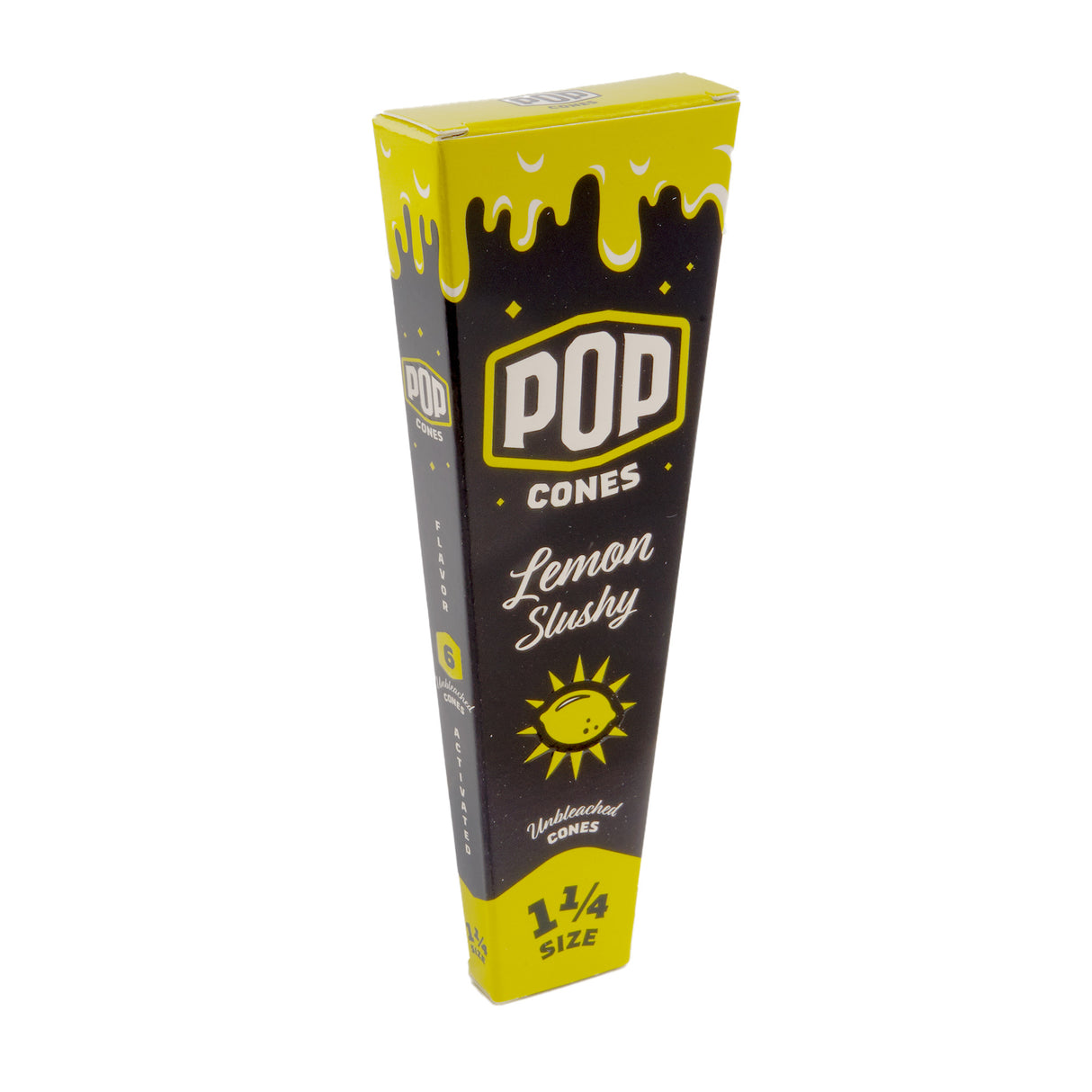 Pop Cones 1 ¼ Size Unbleached 6pk Cones – 24ct Display