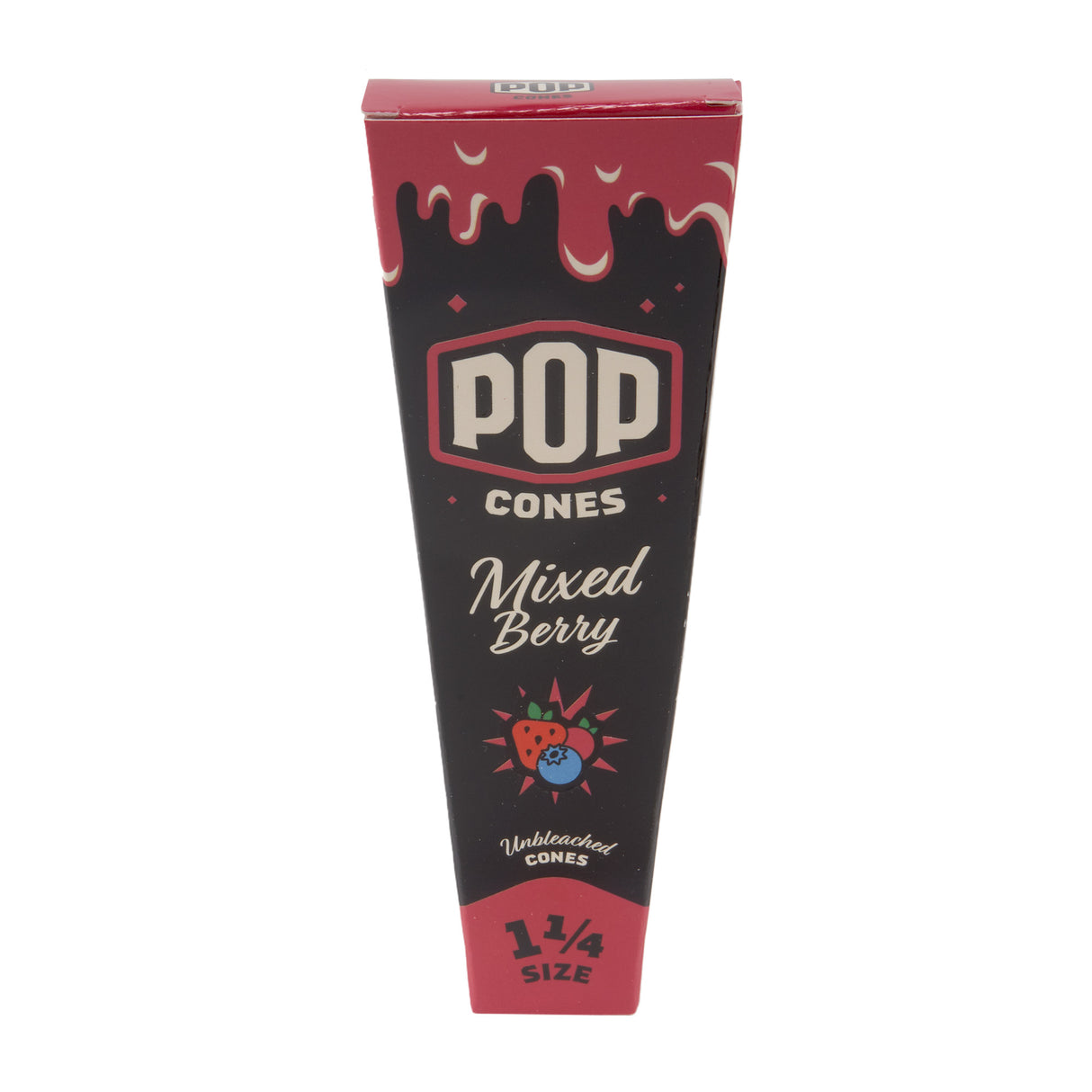Pop Cones 1 ¼ Size Unbleached 6pk Cones – 24ct Display