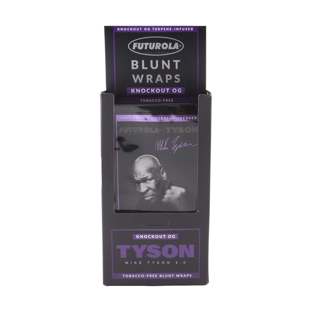 Futurola x Tyson 2.0 Terpene-Infused Blunt Wraps – 12ct