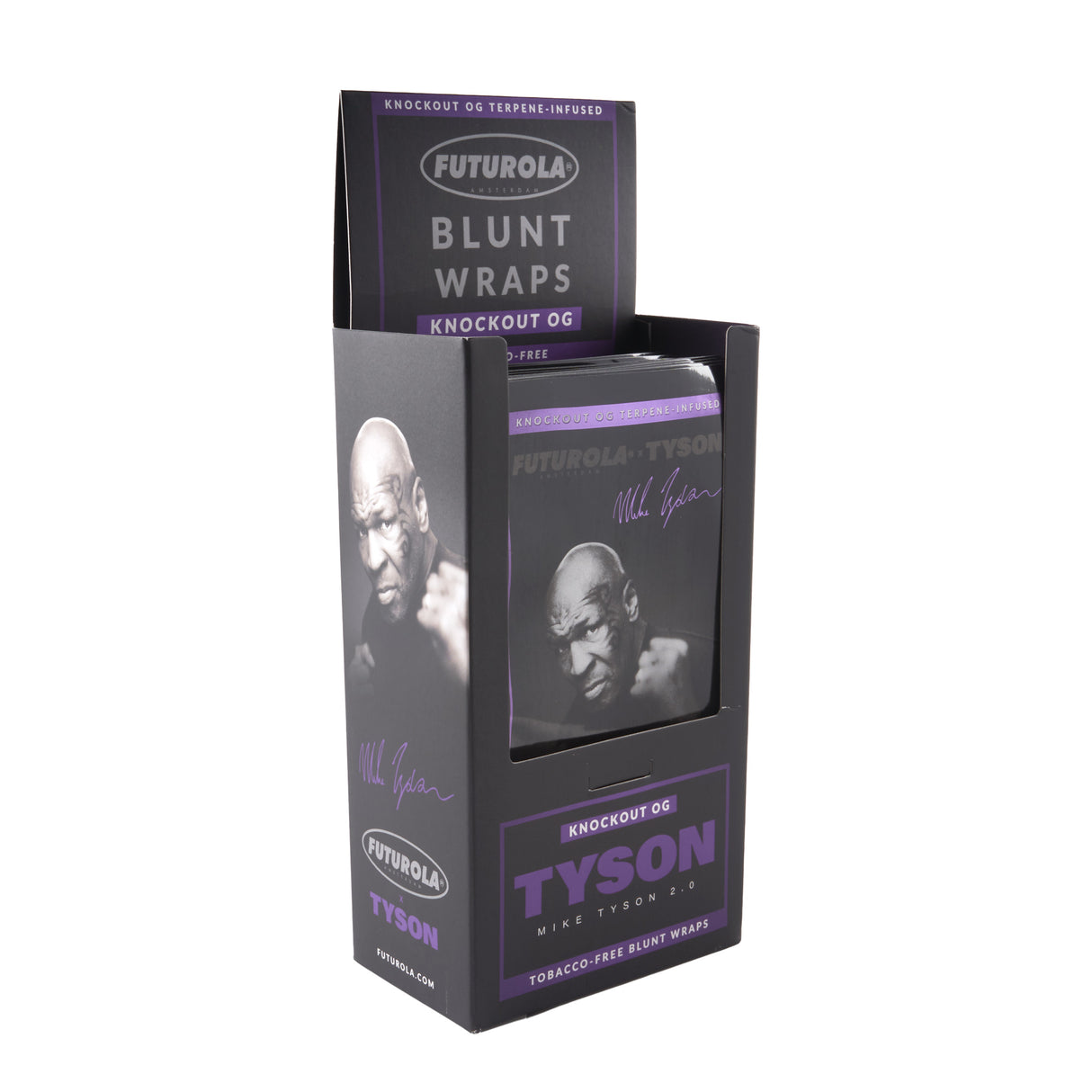 Futurola x Tyson 2.0 Terpene-Infused Blunt Wraps – 12ct