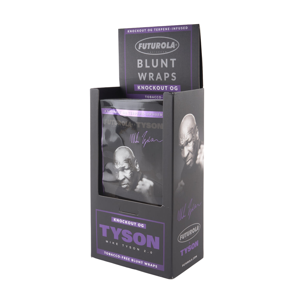 Futurola x Tyson 2.0 Terpene-Infused Blunt Wraps – 12ct