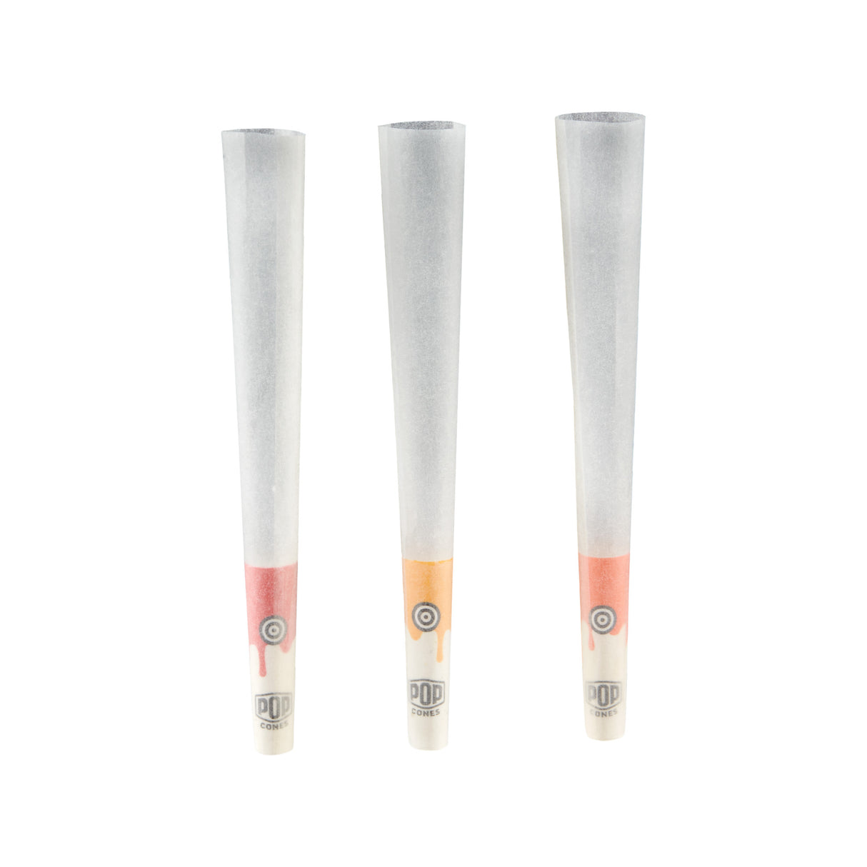 Pop Cones Ultra Thin King Size Cones – 3pk – 24ct – Assorted