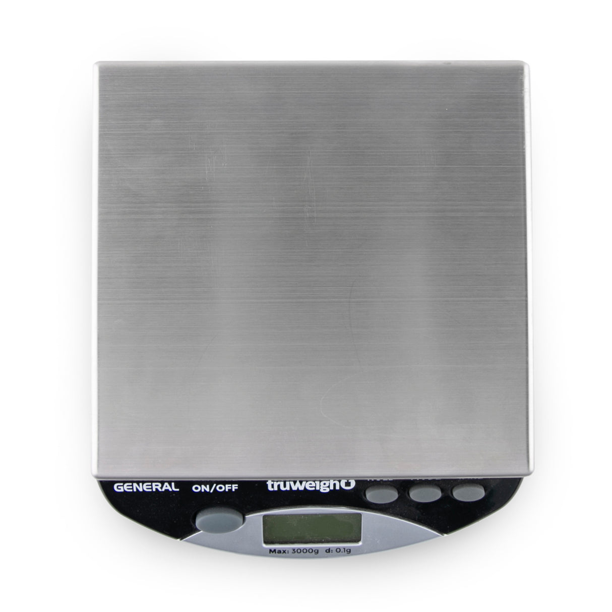 Truweigh General Compact Bench Scale - 3000g x 0.1g - Black