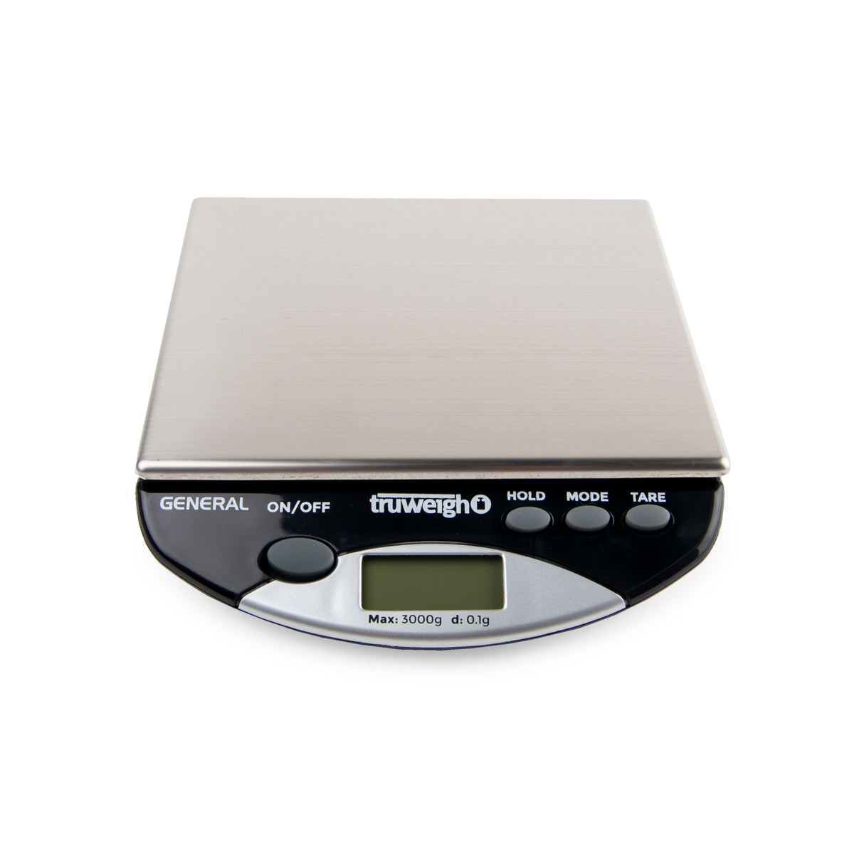 Truweigh General Compact Bench Scale - 3000g x 0.1g - Black