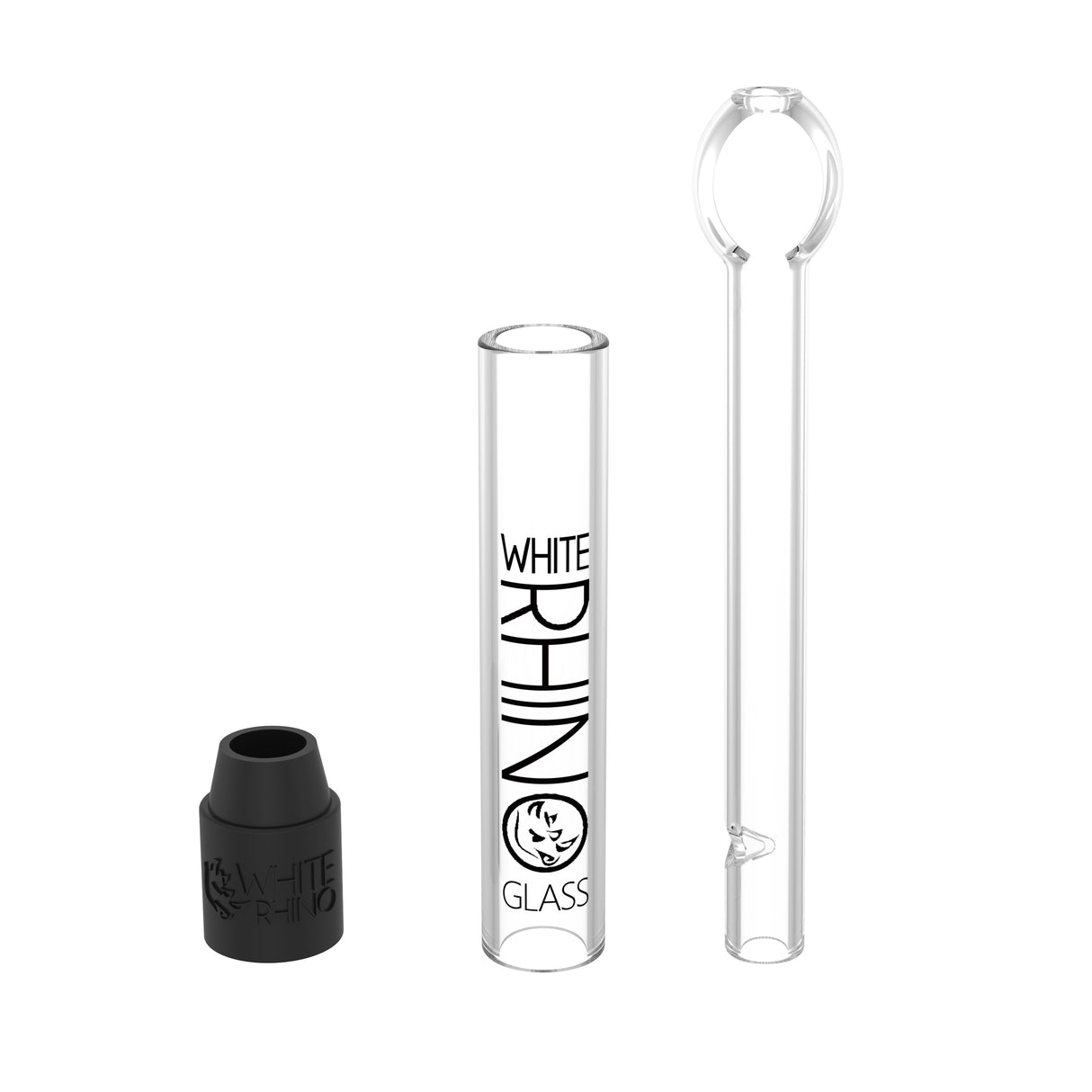 White Rhino Glass Blunt Slider 25ct Display