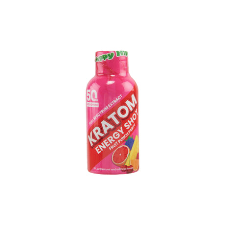 Happy Hippo Kratom Energy Shot – 50mg - 12ct