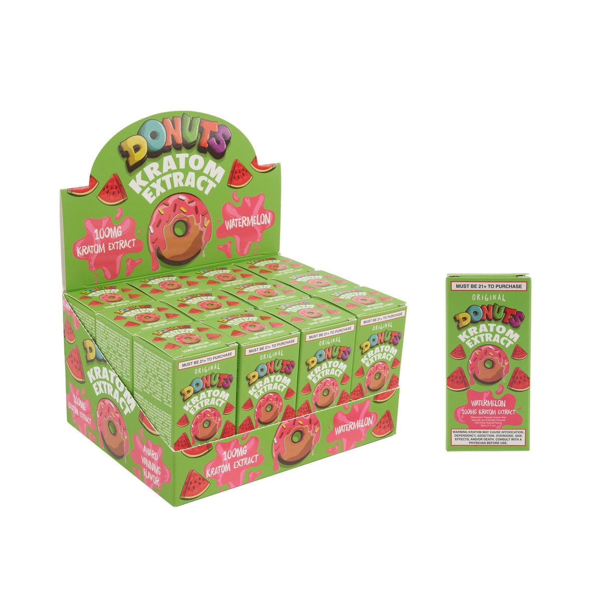 Donuts Kratom Shot - 100mg – 12ct