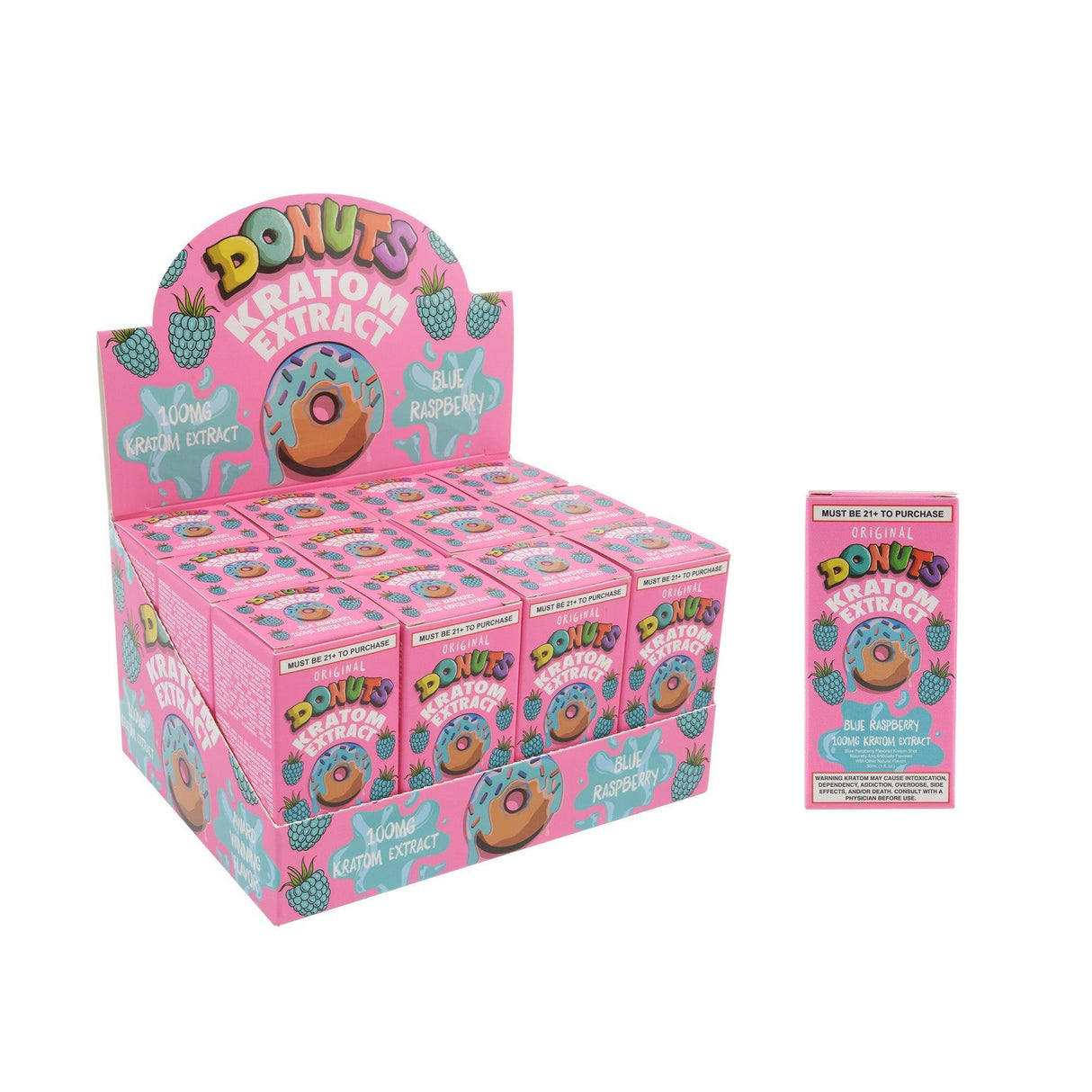 Donuts Kratom Shot - 100mg – 12ct