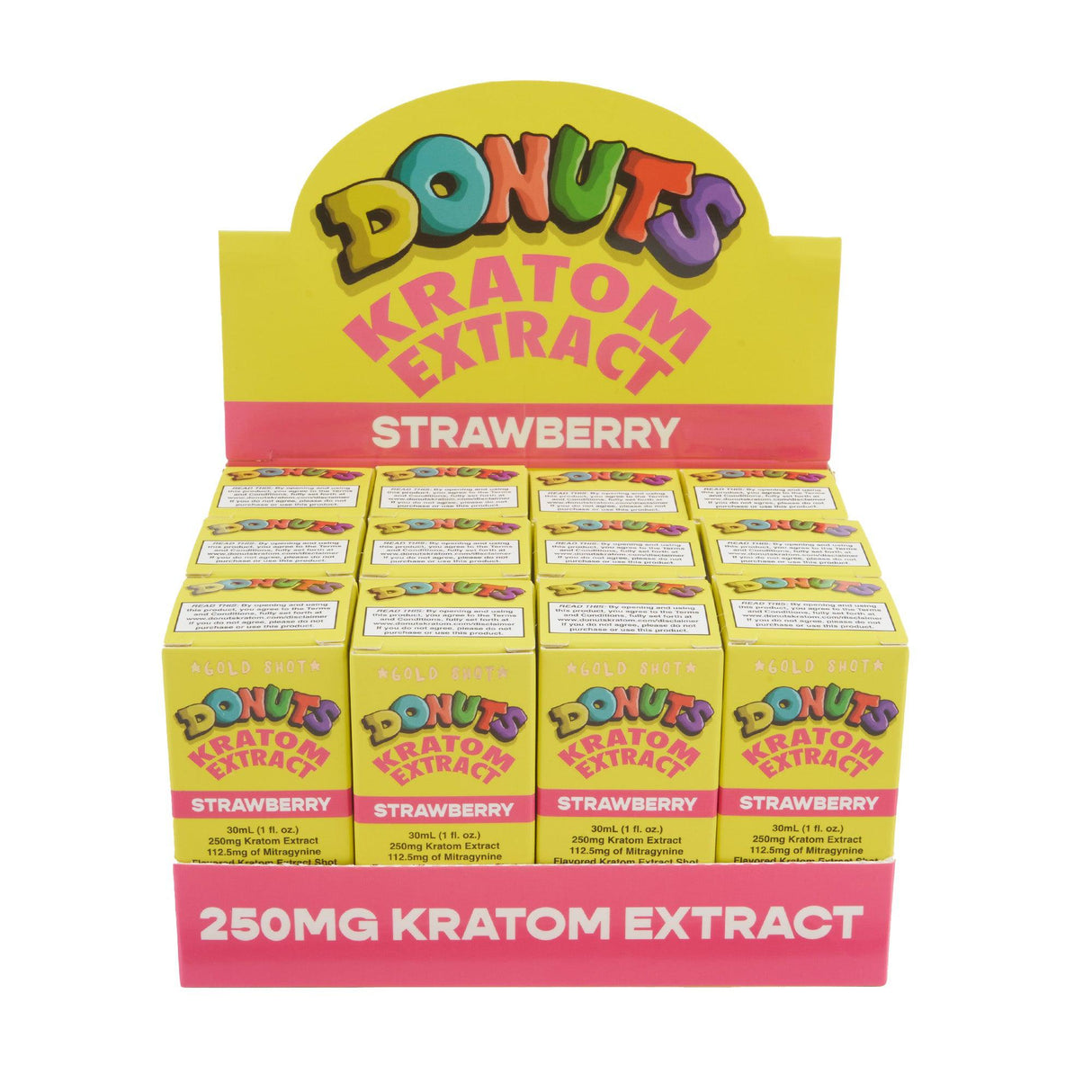 Donuts Kratom Shot - 250mg – 12ct