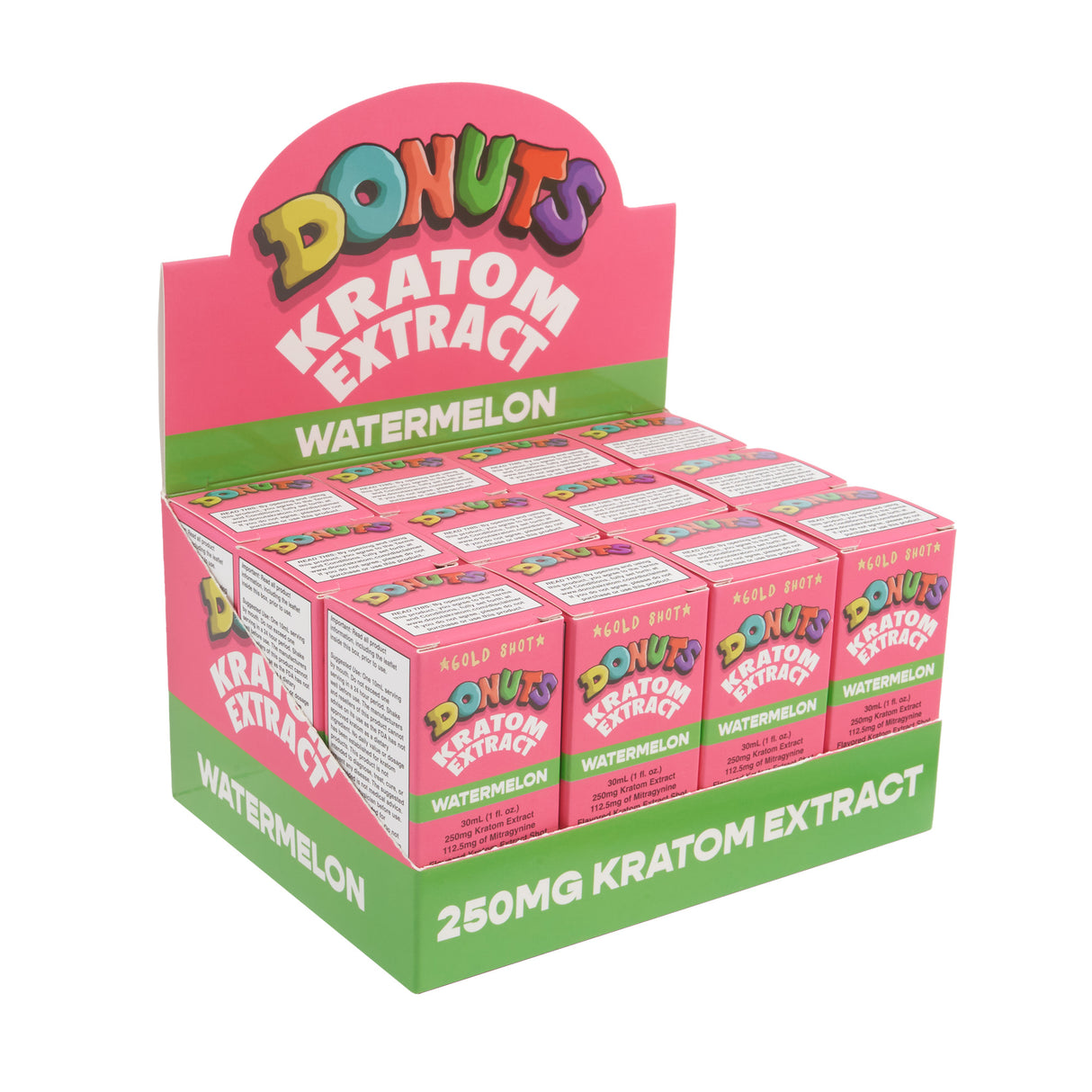 Donuts Kratom Shot - 250mg – 12ct
