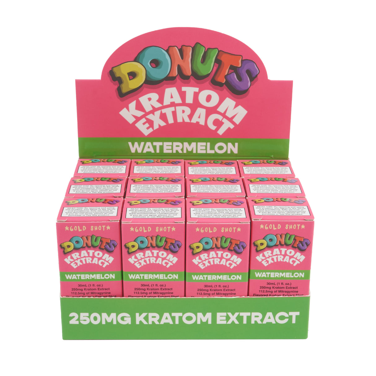 Donuts Kratom Shot - 250mg – 12ct