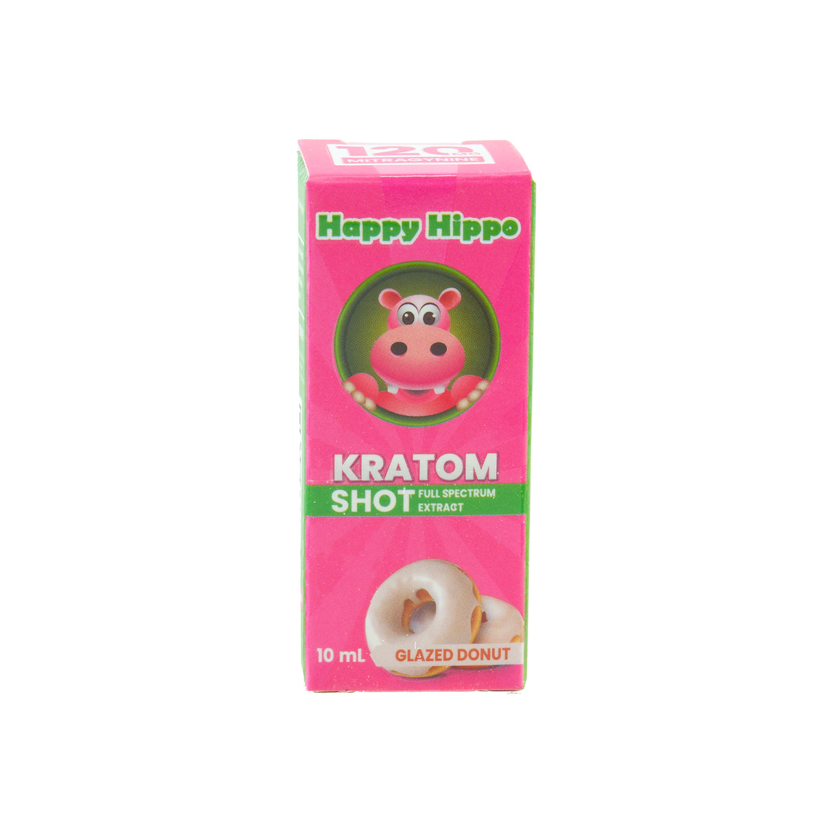 Happy Hippo Kratom Extract Shot - 120mg - 12ct