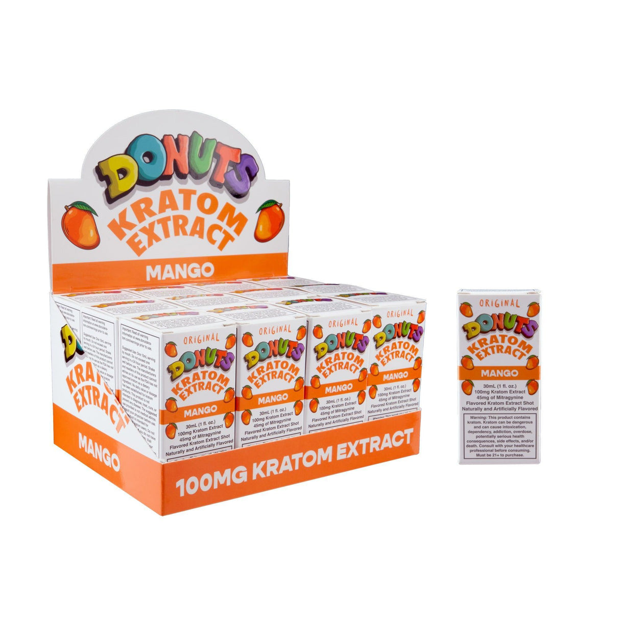 Donuts Kratom Shot - 100mg – 12ct