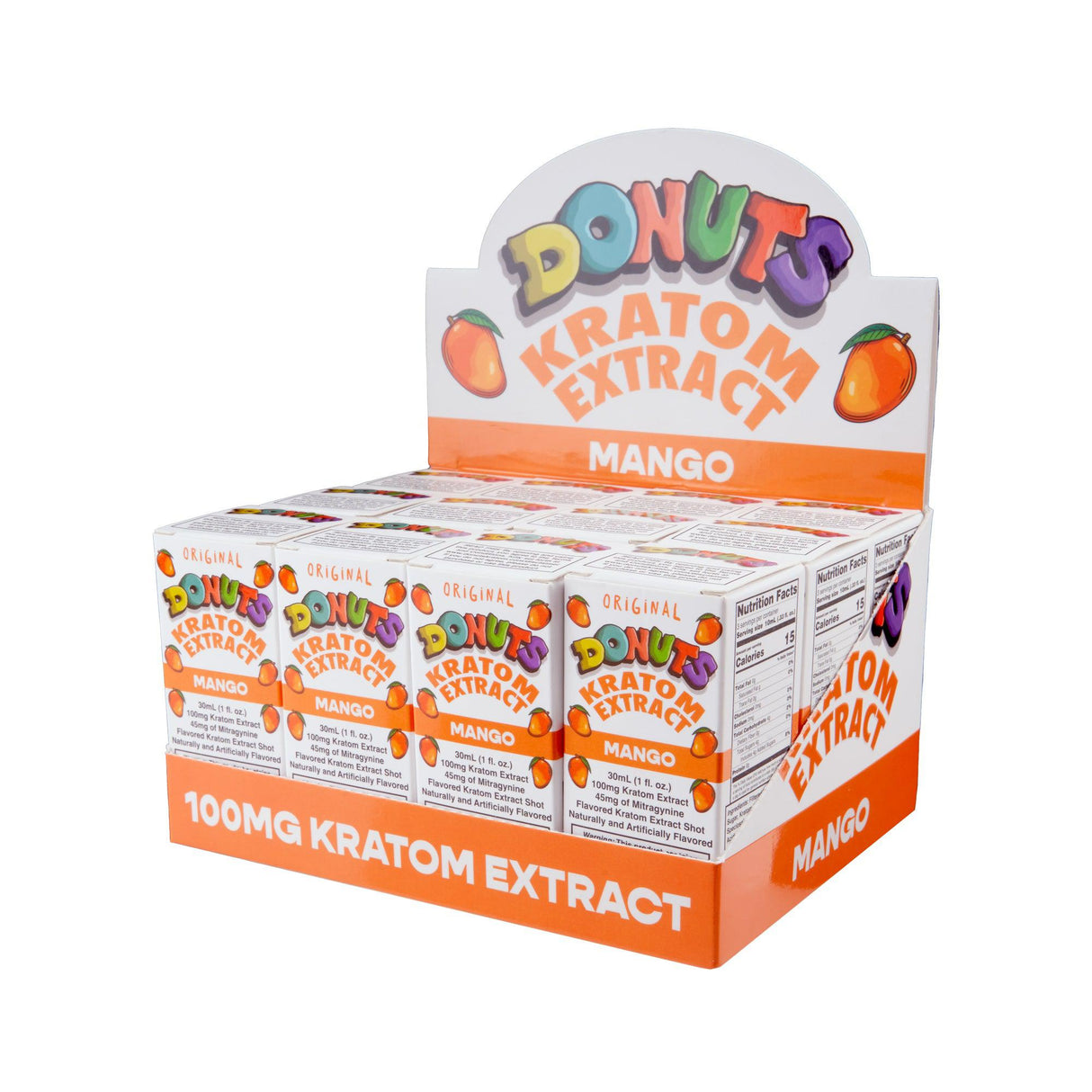 Donuts Kratom Shot - 100mg – 12ct